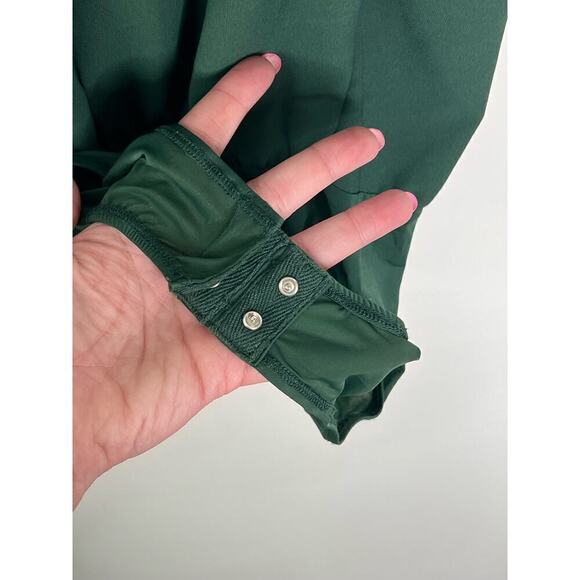 Belle Badgley Mischka Halter One Piece Bodysuit Dark Green Women's Size US 10 - Picture 4 of 8